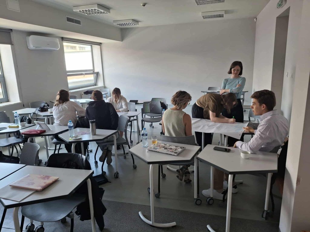 Students during Summer School on Human Right to Mental Health at SWPS University in Poland.