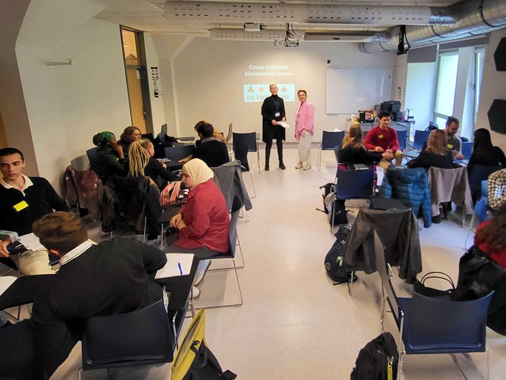 Participants of the seminar Intercultural Communication at USWPS in Warsaw